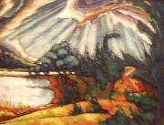konrad magi Lake Puhajarv Germany oil painting artist